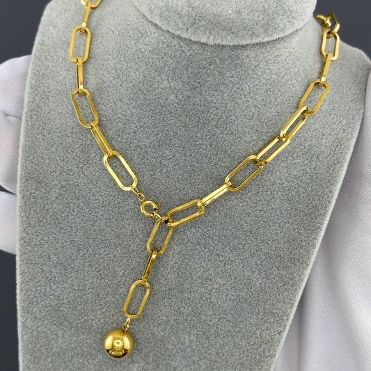 18K gold plated Stainless steel necklace
