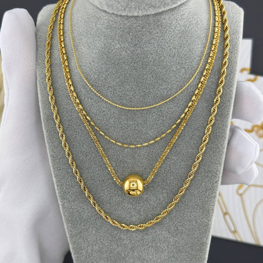 18K gold plated Stainless steel necklace