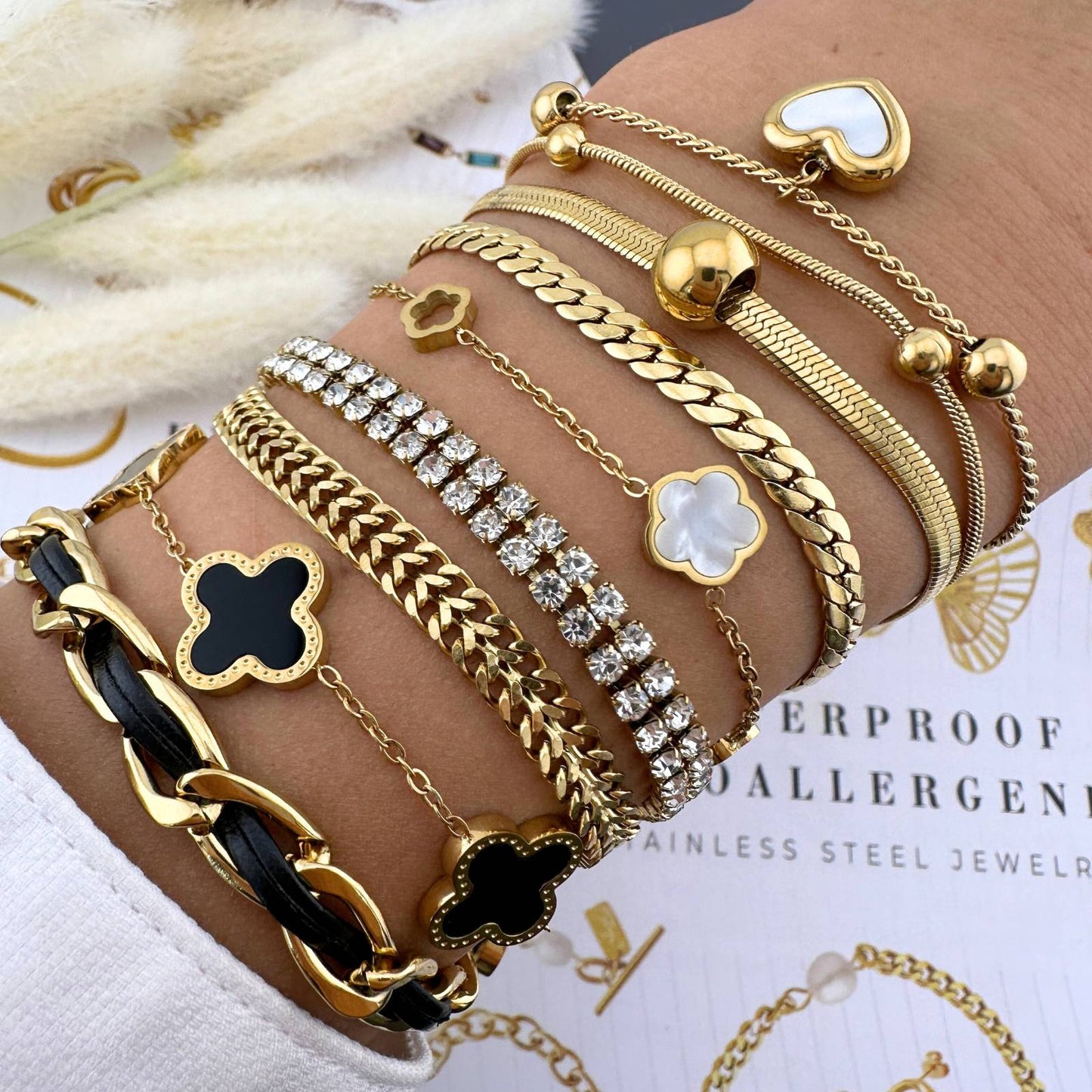 18K gold-plated Stainless-steel bracelet