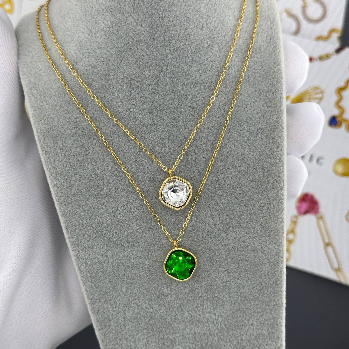 18K gold plated Stainless steel necklace