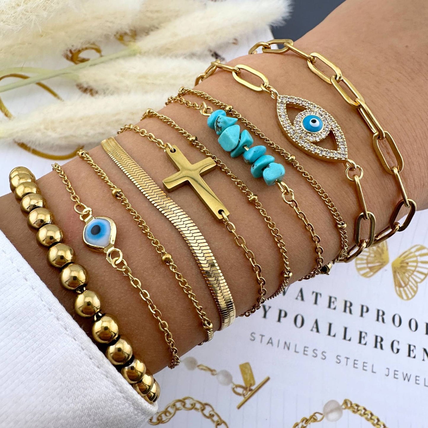 18K gold-plated Stainless-steel bracelet