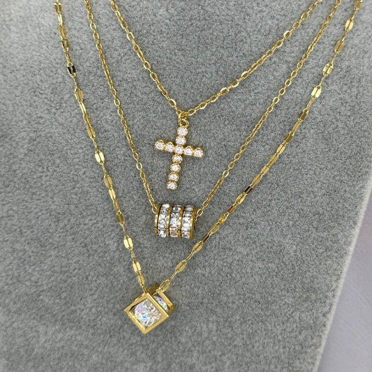 18K gold-plated Stainless-steel necklace