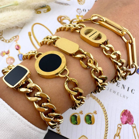 18K gold-plated Stainless-steel bracelet