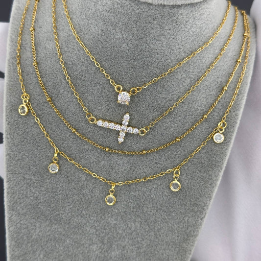 18K gold plated Stainless steel necklace