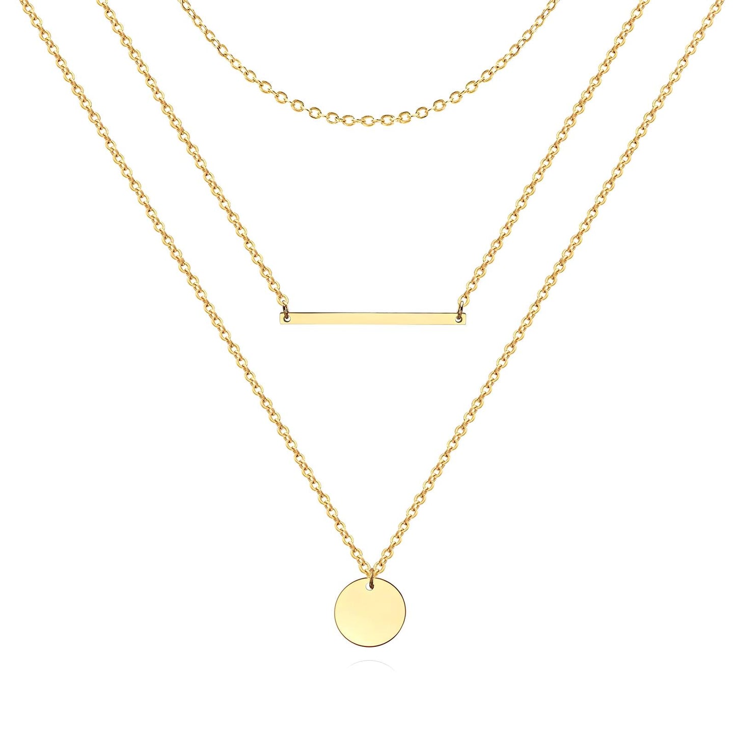 18K gold plated Stainless steel necklace