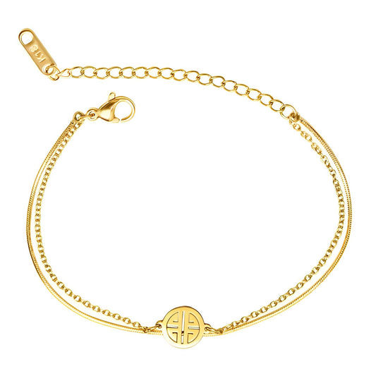 18K gold-plated Stainless-steel bracelet