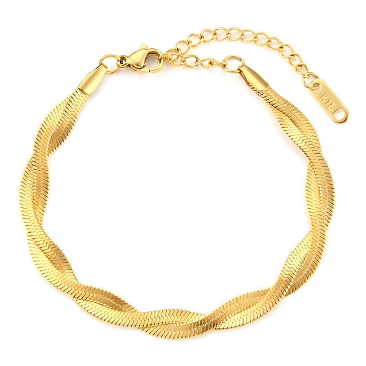 18K gold-plated Stainless-steel bracelet