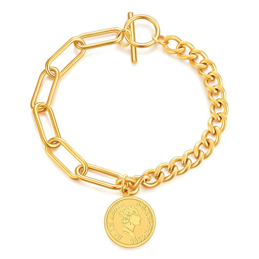 18K gold-plated Stainless-steel bracelet
