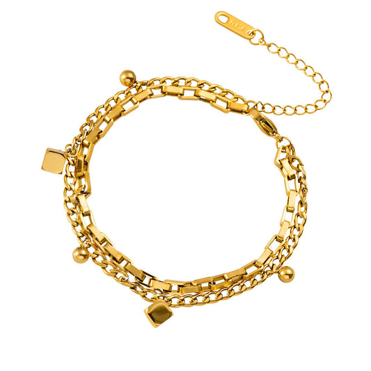 18K gold-plated Stainless-steel bracelet