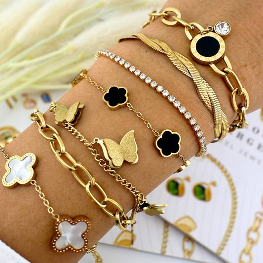 18K gold-plated Stainless-steel bracelet