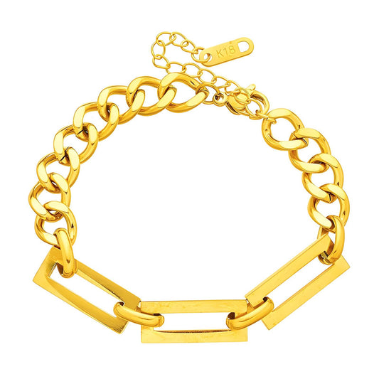 18K gold-plated Stainless-steel bracelet
