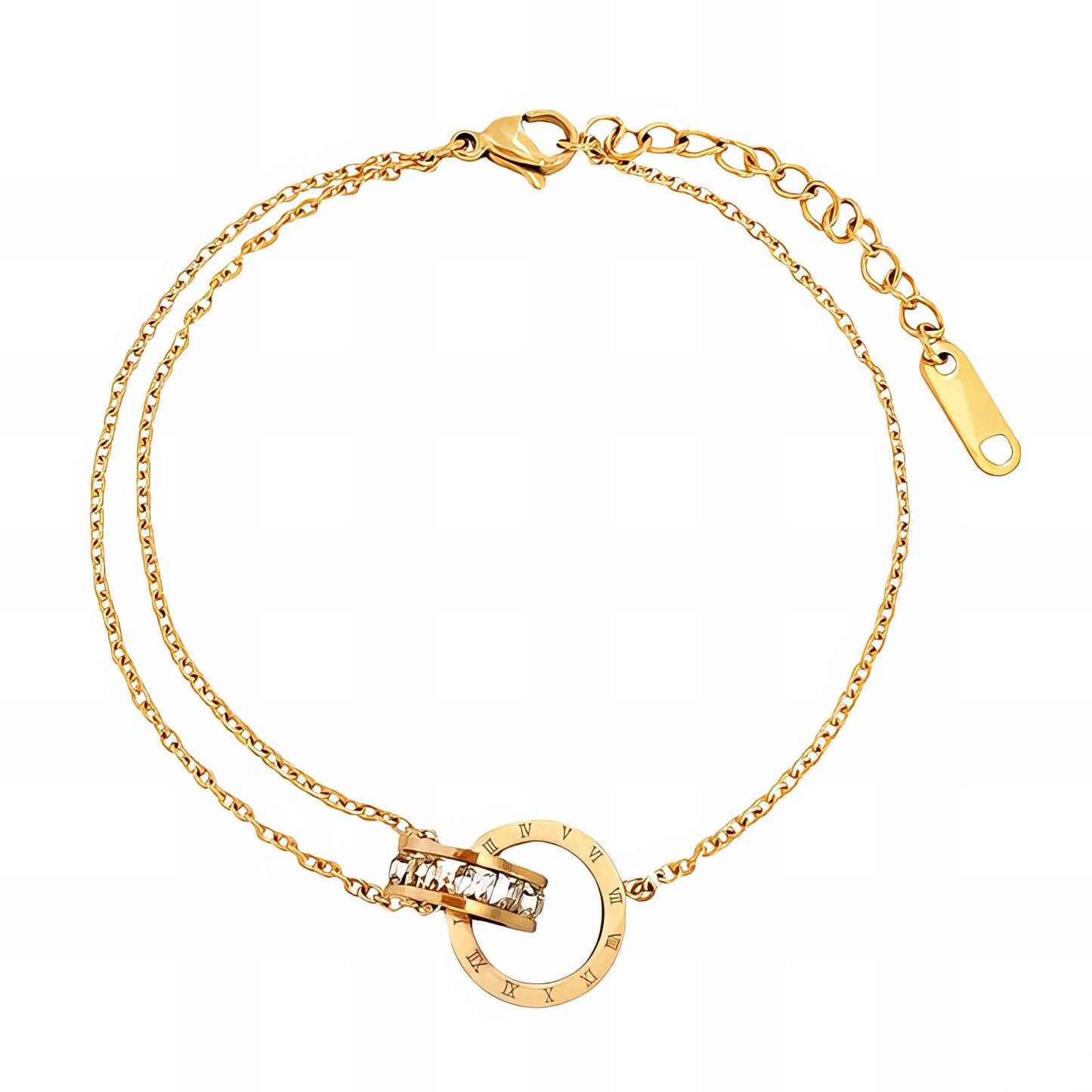 18K gold plated Stainless steel anklet