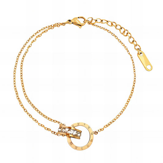 18K gold plated Stainless steel anklet