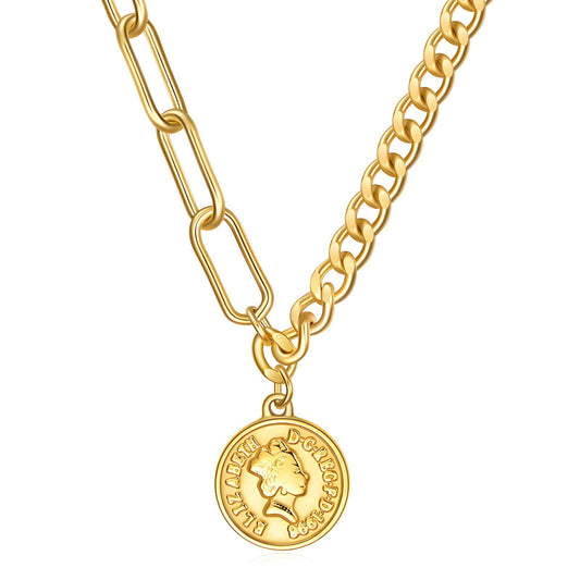 18K gold-plated Stainless-steel necklace