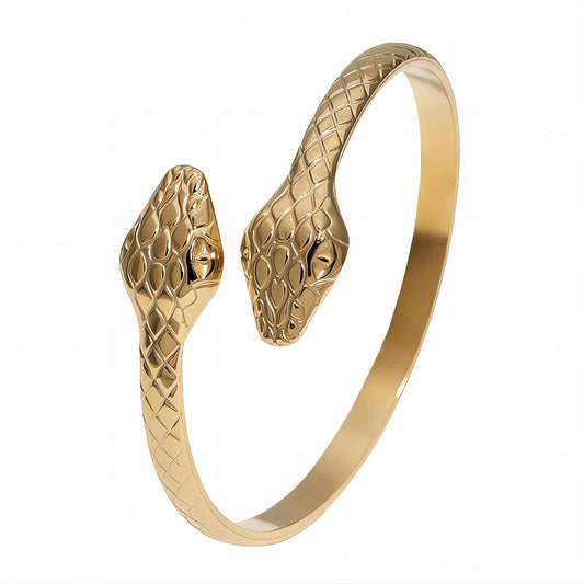 18K gold plated Stainless steel Snakes bracelet