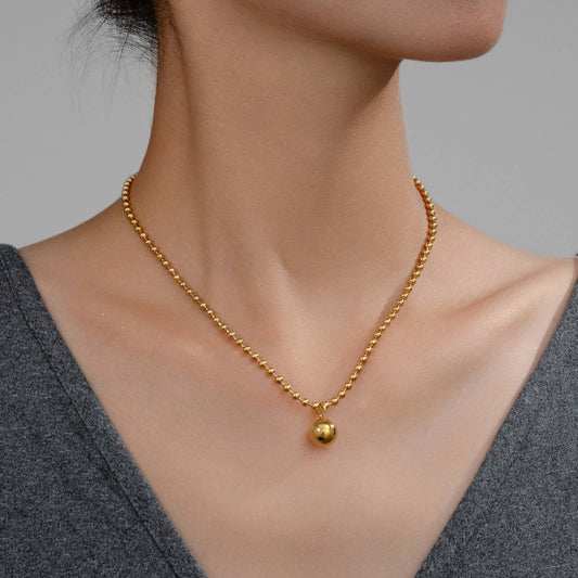 18K gold plated Stainless steel necklace