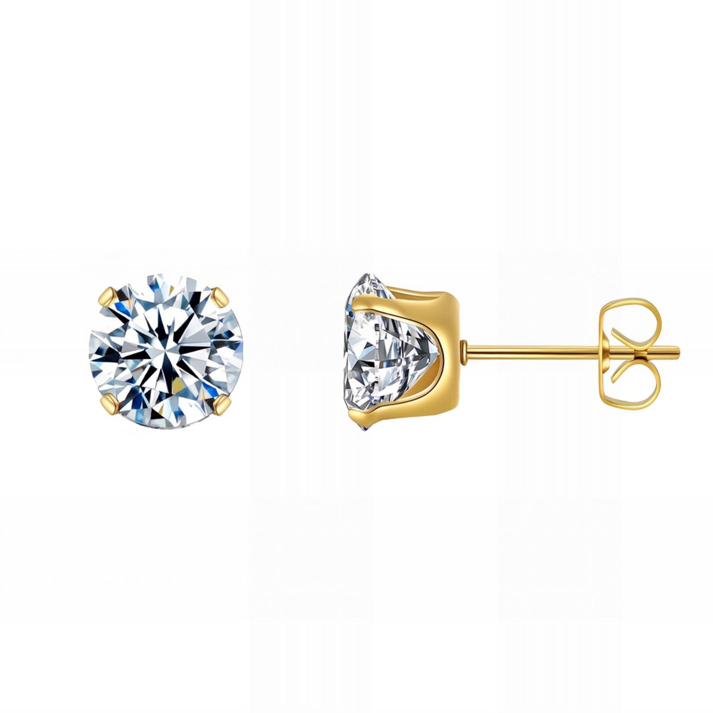 18K gold plated Stainless steel earrings
