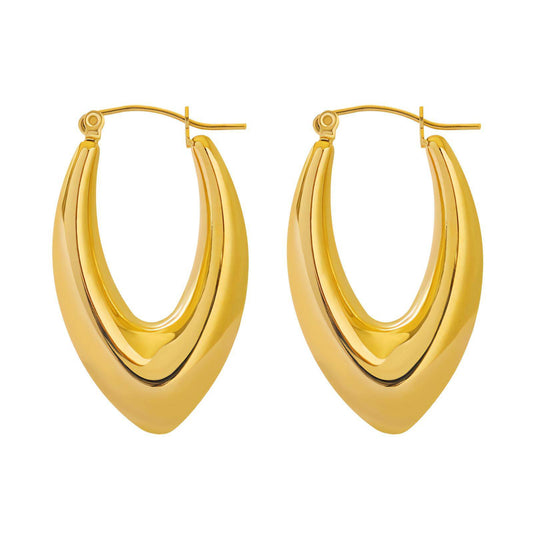 18K gold-plated Stainless-steel earrings