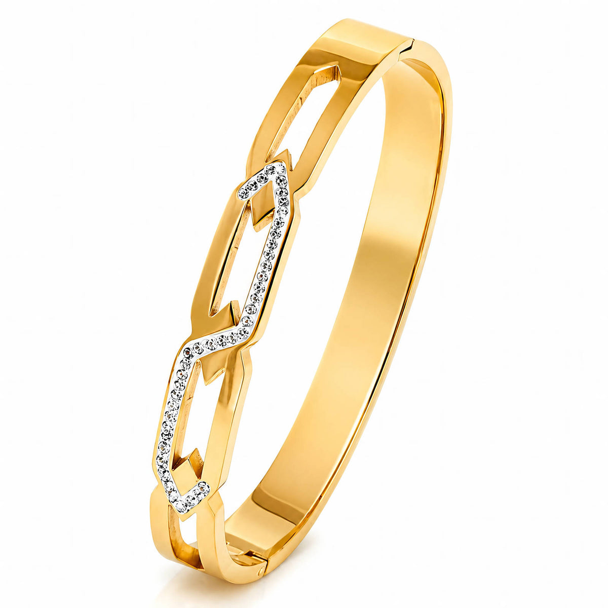 PVD Gold-Plated Stainless Steel Bracelet