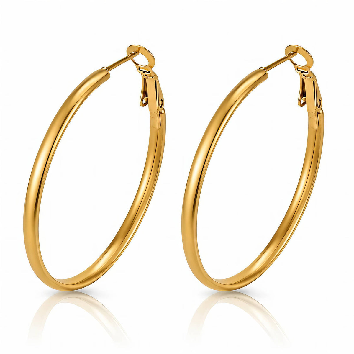 PVD Gold-Plated Stainless Steel Earrings