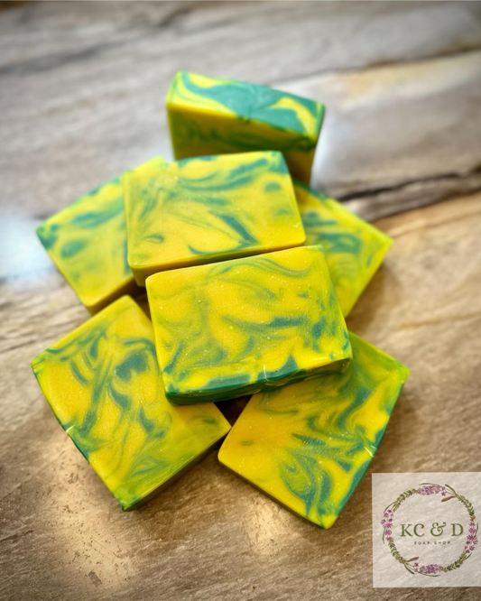Goat Milk Soap: Pineapple Mango with Shea Butter & Kaolin Clay
