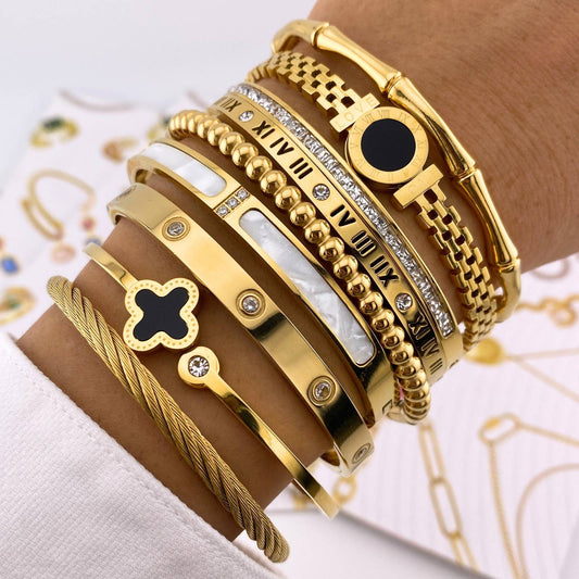 18K gold-plated Stainless-steel bracelet