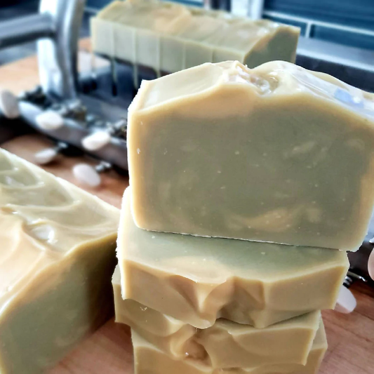 Goat Milk Soap: Lemon Grass Essential Oil with French Clay