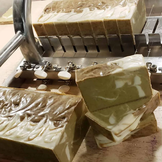 Goat Milk Soap: Green Tea with Shea Butter & Kaolin Clay