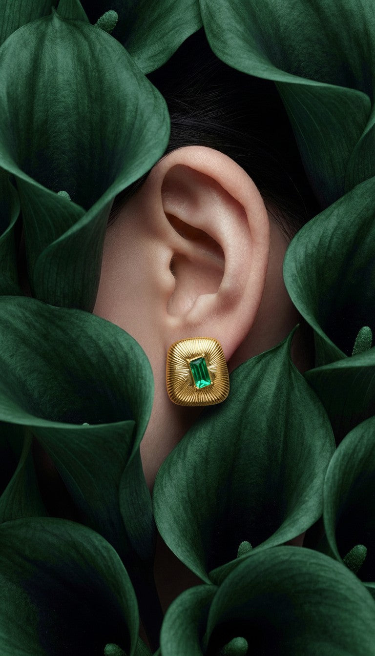 Gold Plated Stainless Steel Jewelry: Earrings