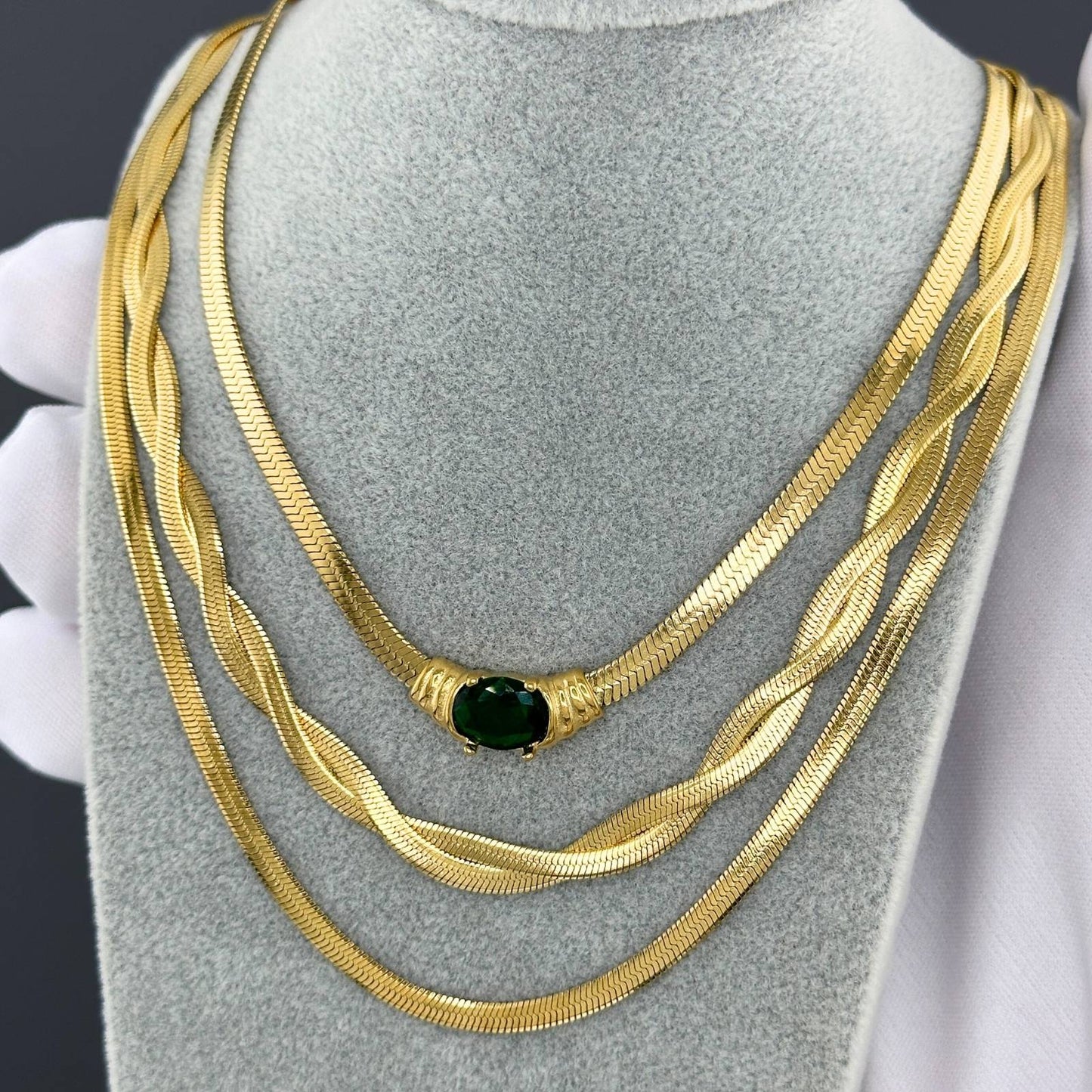 18K gold plated Stainless steel necklace