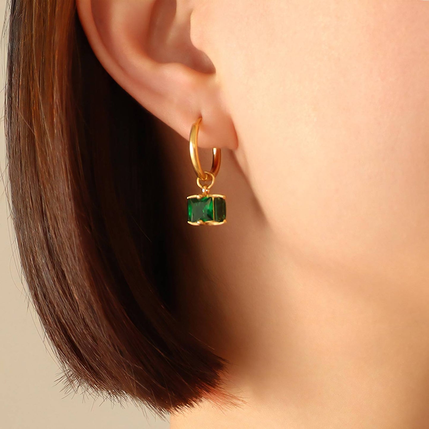 18K gold-plated Stainless-steel earrings