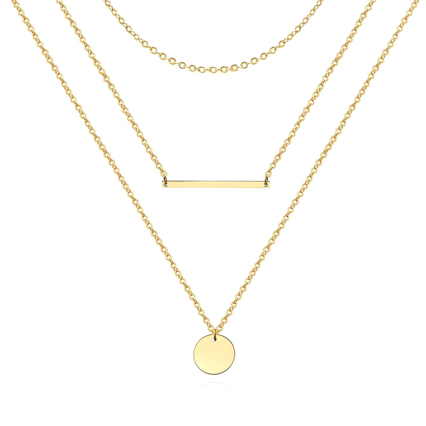 18K gold plated Stainless steel necklace