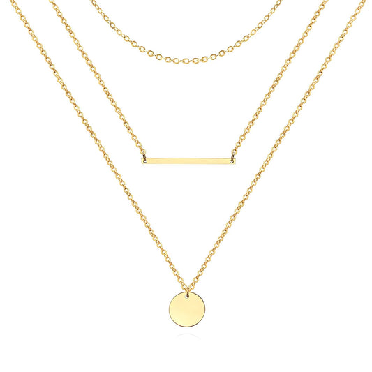 18K gold plated Stainless steel necklace