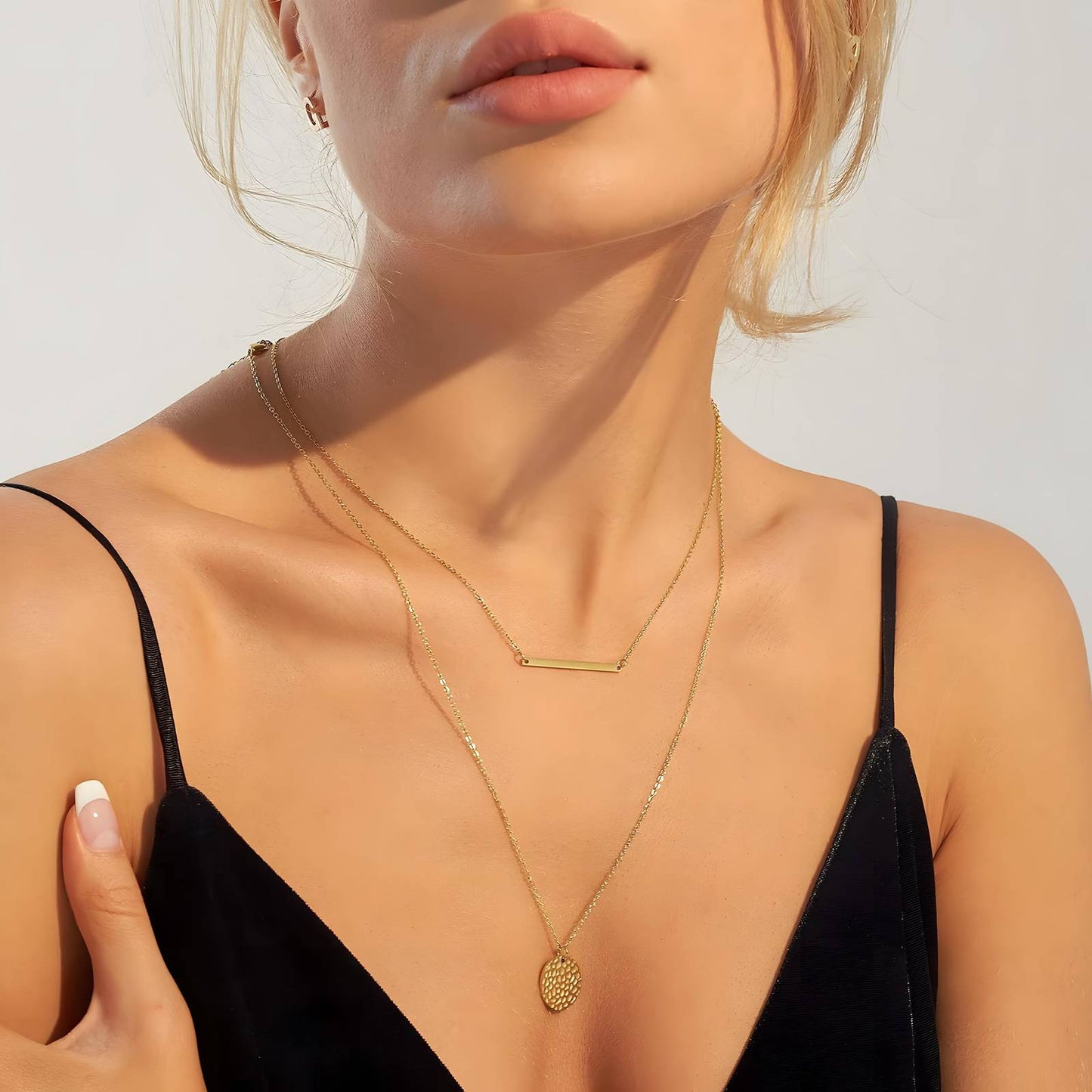 18K gold plated Stainless steel necklace