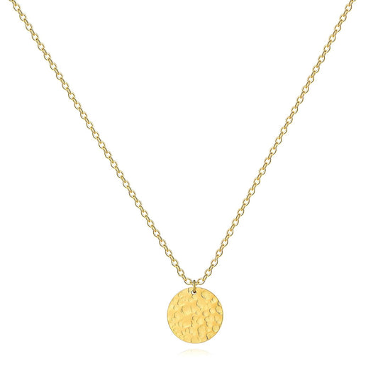 Necklace, 18K Gold Plated Steel