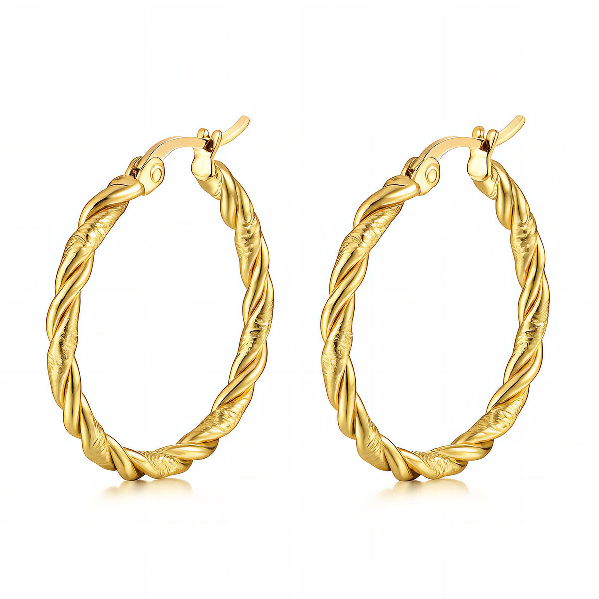 PVD Gold-Plated Stainless Steel Earrings