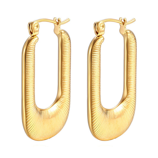 18K gold-plated Stainless-steel earrings