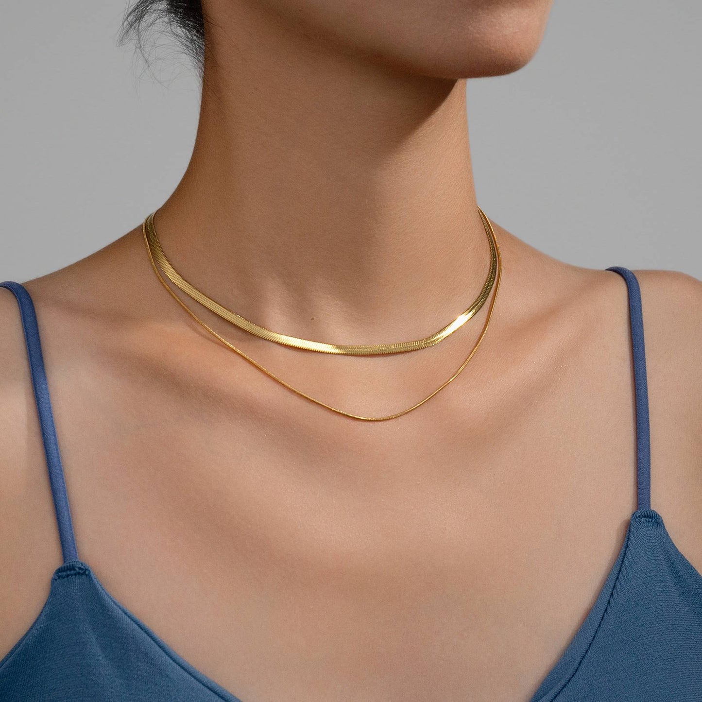 18K gold plated Stainless steel necklace