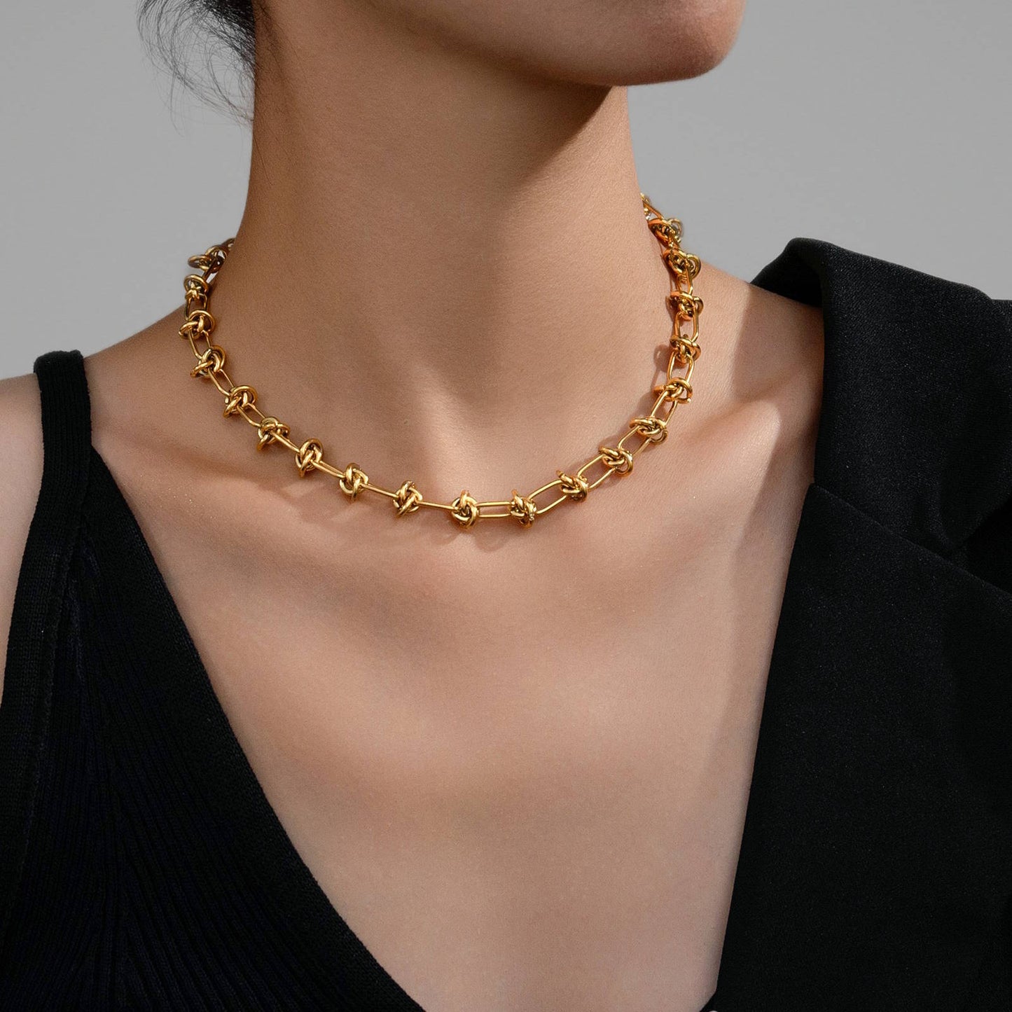 18K gold plated Stainless steel necklace