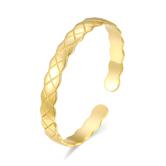 Bracelet, 18K Gold Plated Steel