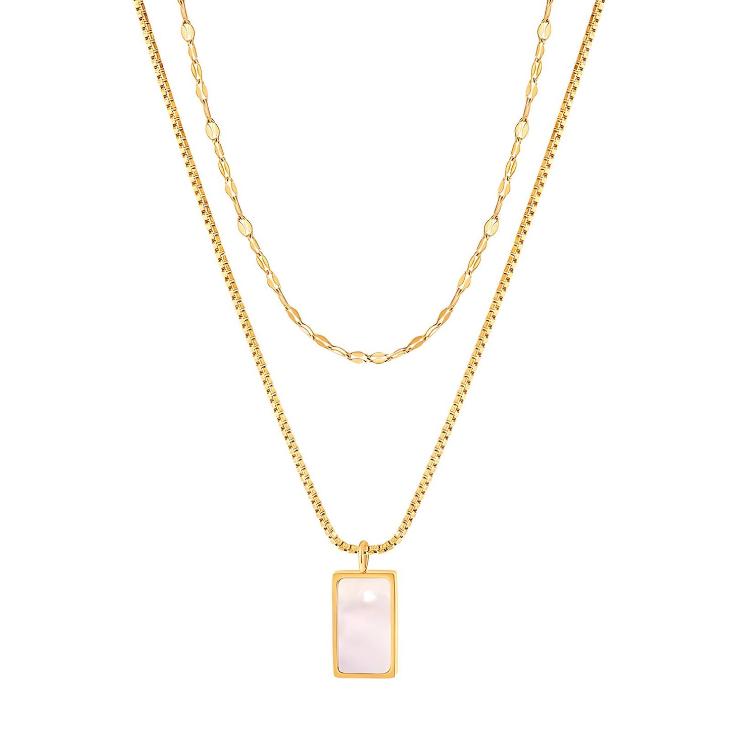 18K gold plated Stainless steel necklace