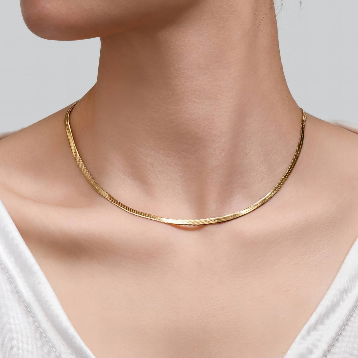 18K gold plated Stainless steel necklace