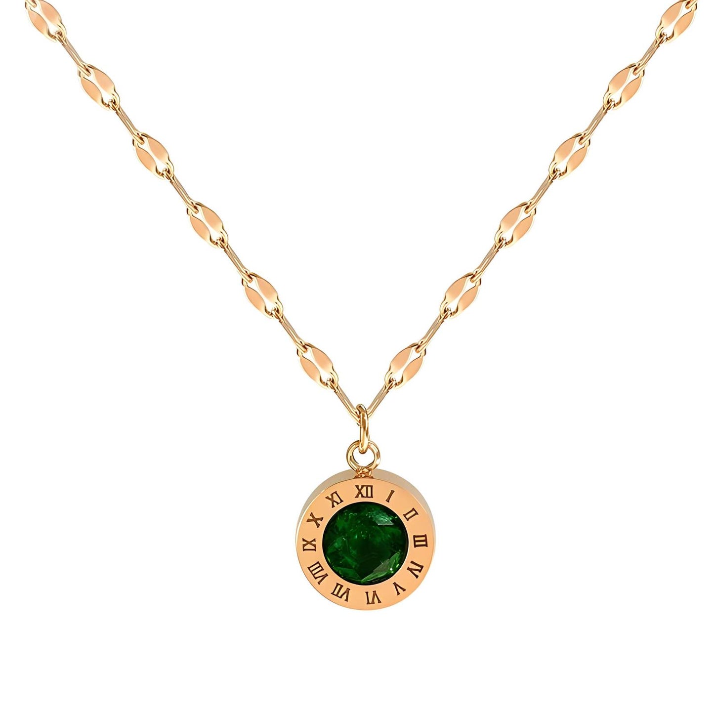 Necklace, 18K Gold Plated Steel