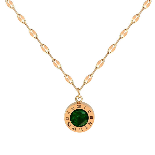Necklace, 18K Gold Plated Steel