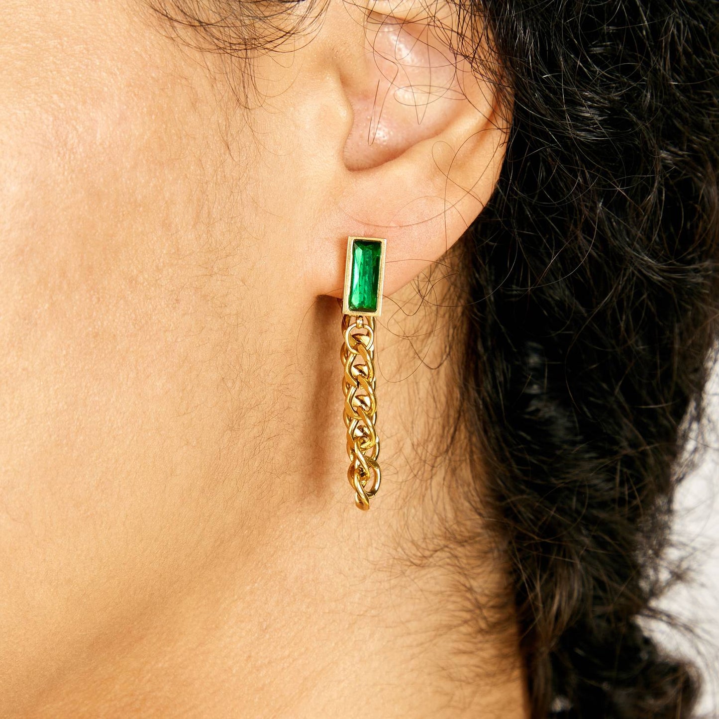 18K gold plated Stainless steel earrings