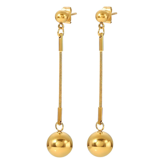 18K gold-plated Stainless-steel earrings