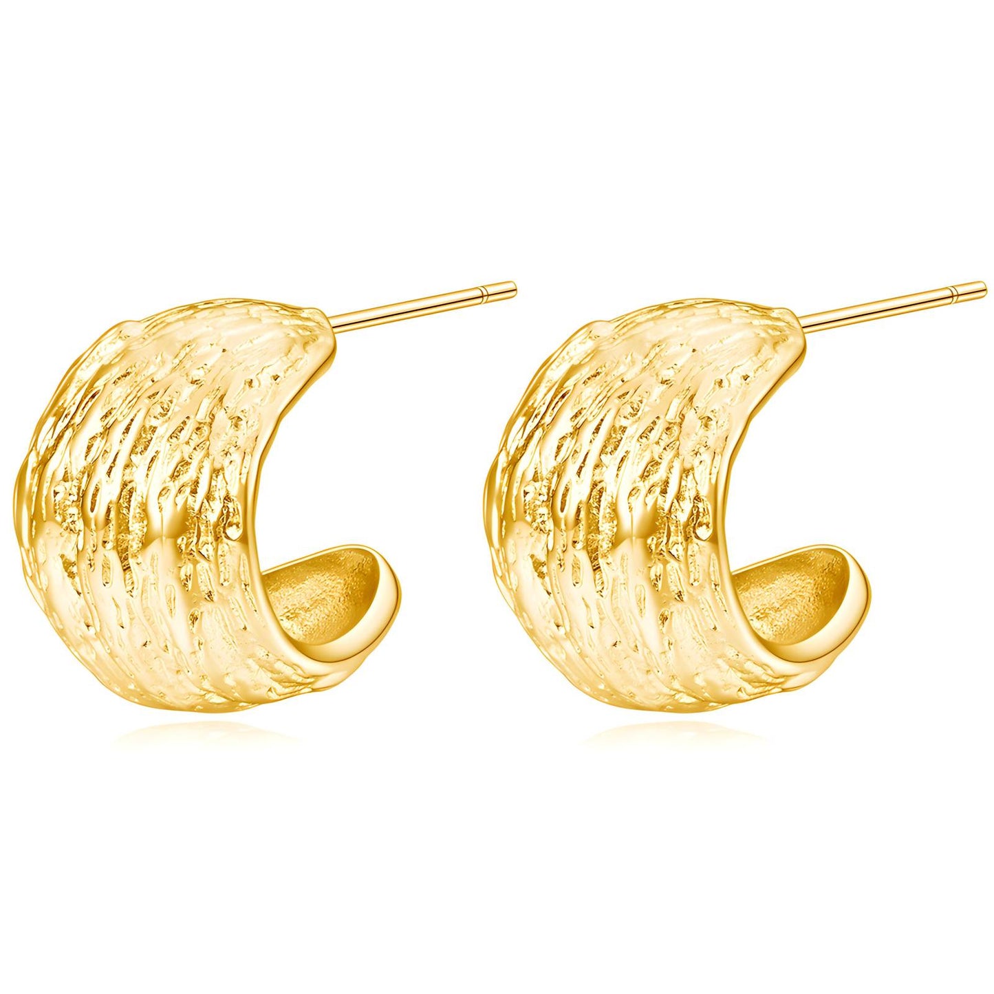 18K gold-plated Stainless-steel earrings