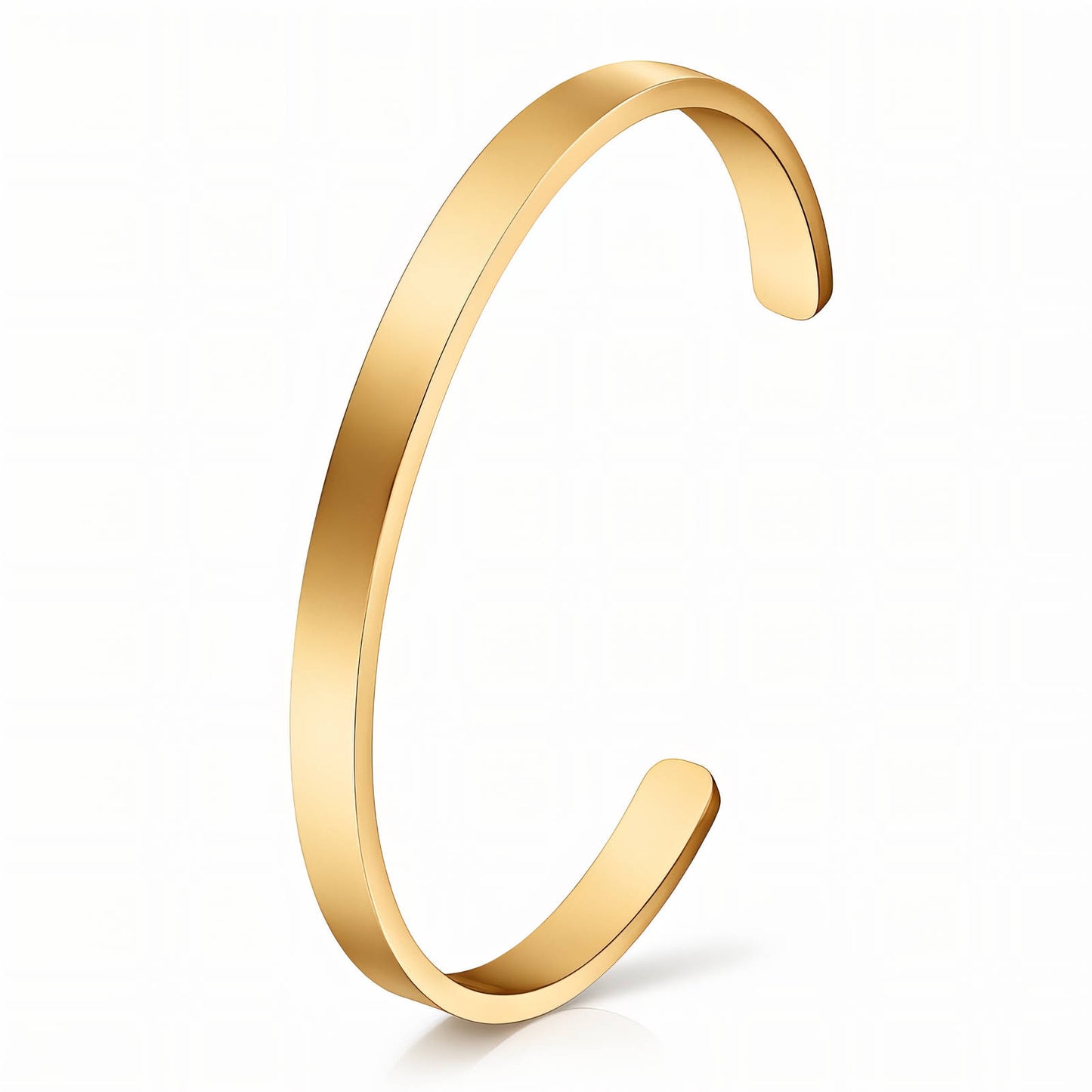 Bracelet, 18K Gold Plated Steel
