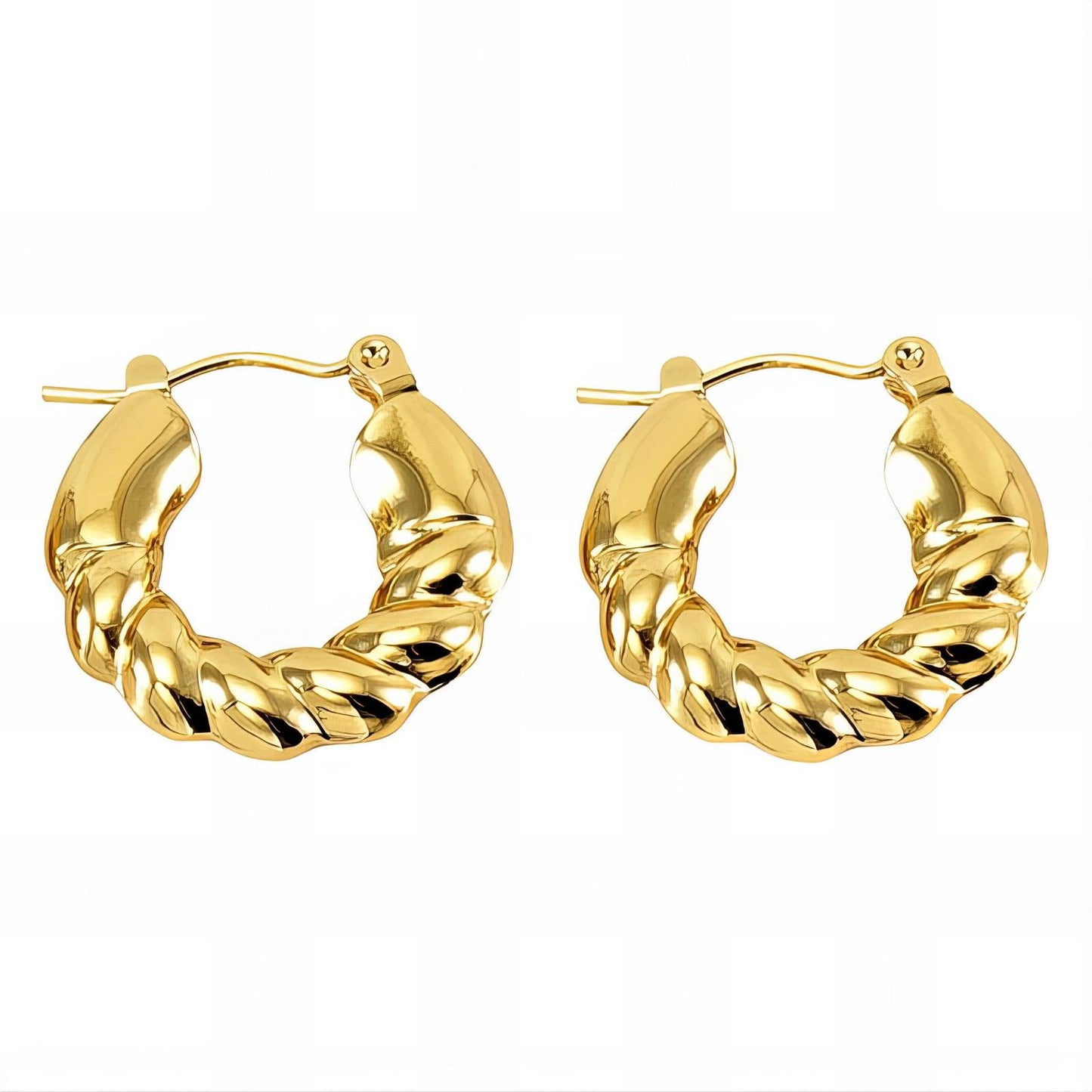 18K gold-plated Stainless-steel earrings