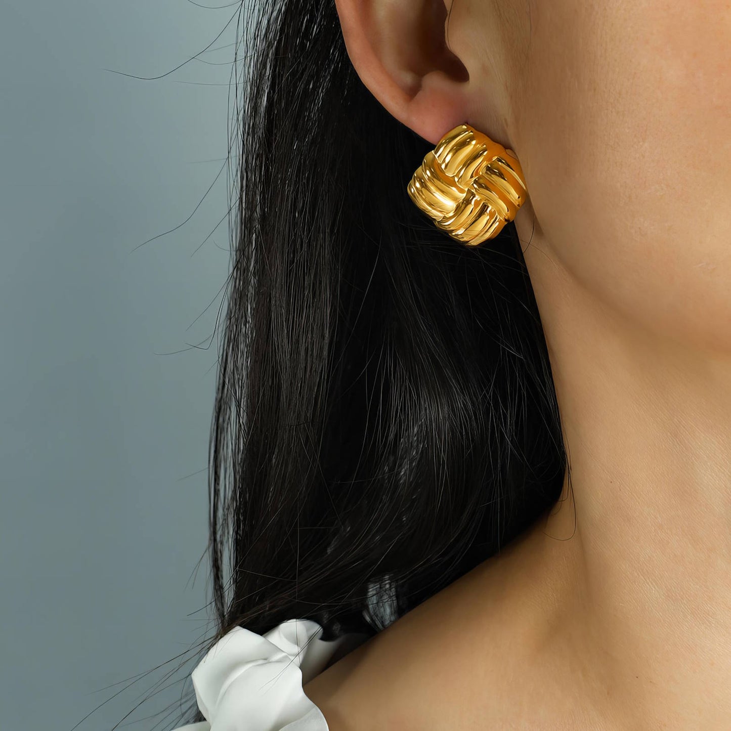 18K gold plated Stainless steel earrings